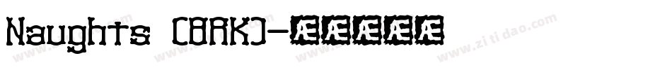 Naughts (BRK)字体转换